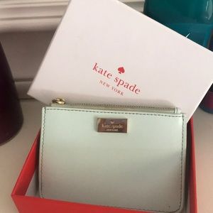 Kate Spade Keychain Teal Small Wallet